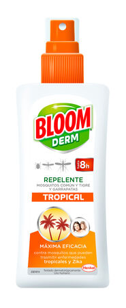 Repelente Spray Bloom Derm Loción Tropical 100ml