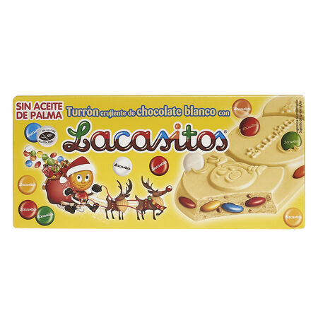 Turrón de chocolate blanco Lacasitos 215g