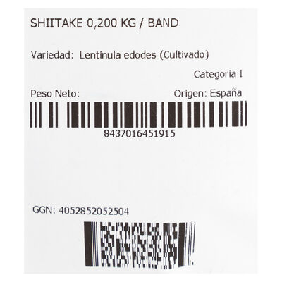 Seta shitake 200g