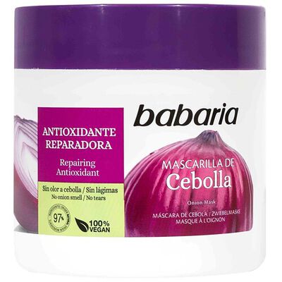 Mascarilla capilar Babaria 400ml cebolla