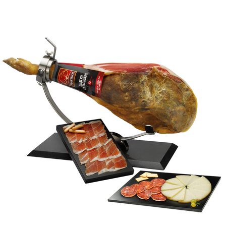 LOTE: 250gr Jamón reserva Navidul + 250gr Salchichón ibérico + 250gr Queso curado
