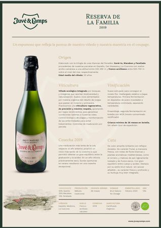 Cava Brut Nature Juve&Camps 75cl