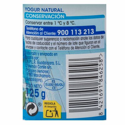 Yogur estilo griego Alipende pack 6 natural 750g