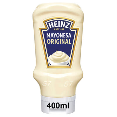 Mayonesa bocabajo Heinz 400ml