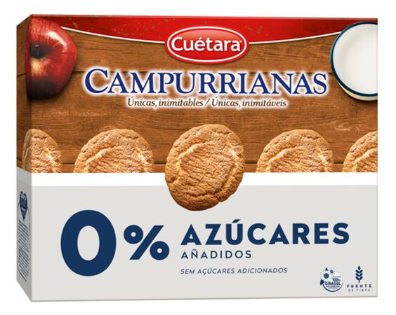 Galleta 0% sin azúcar añadido Cuétara 400g campurriana