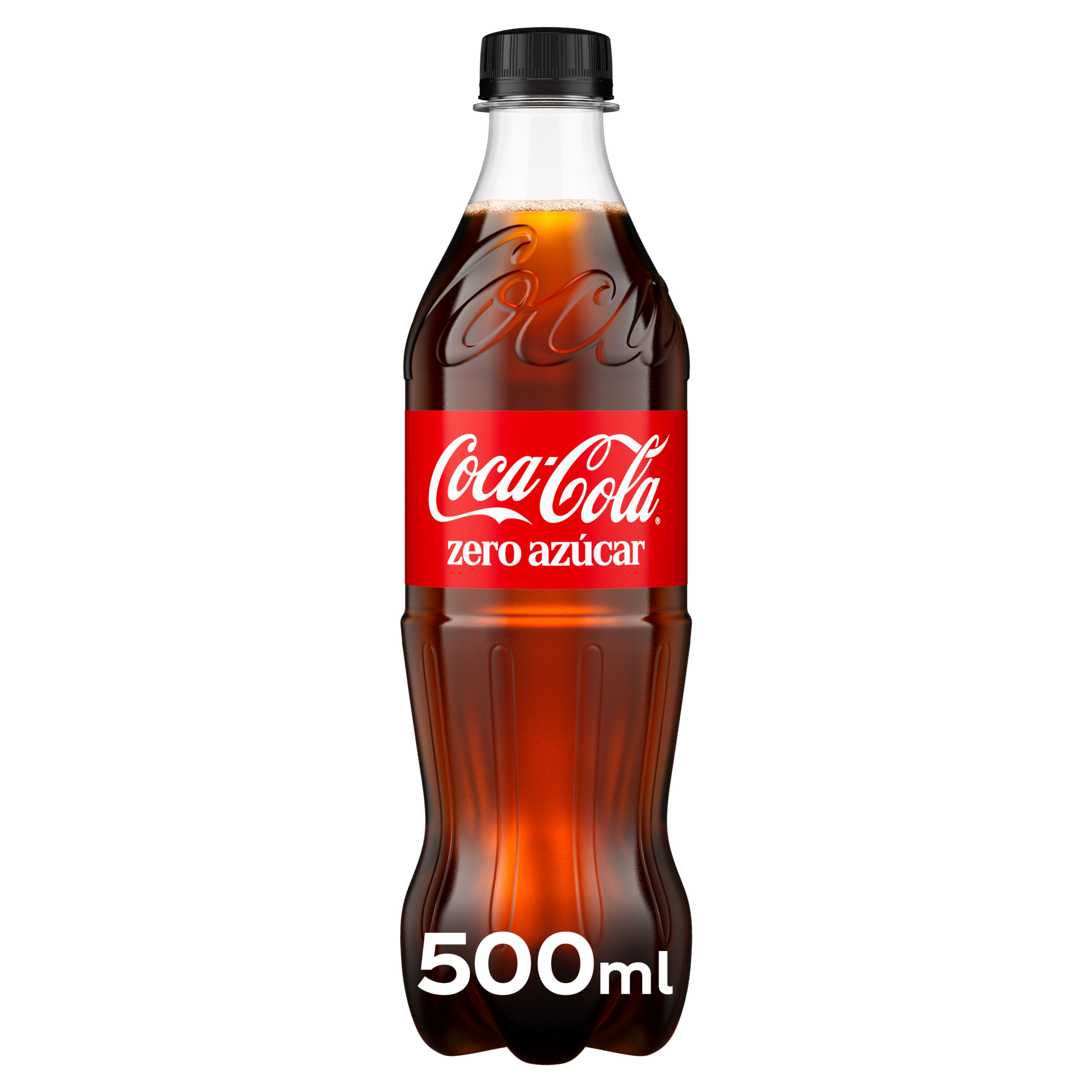 Refresco cola Coca-Cola botella 50cl zero azúcar