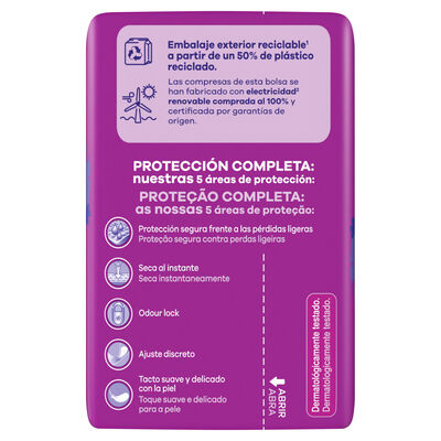 Compresa Discreet Ausonia 12 unidades Max Noche