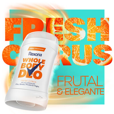 Desodorante stick fresh citrus Rexona 50 ml