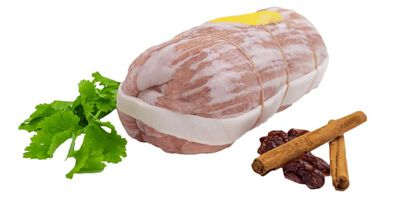 Secreto de cerdo ibérico relleno de mango y frutos secos Emcesa 900g aprox