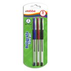 Bolígrafo Cristal Ebbe 3 Unidades Colores