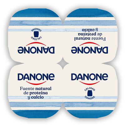 Yogur Danone pack 4 plátano