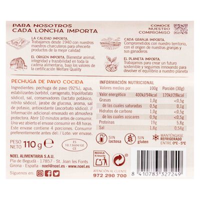 Pechuga de pavo Delizias Noel 120g