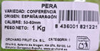 Pera conferencia bandeja 1kg