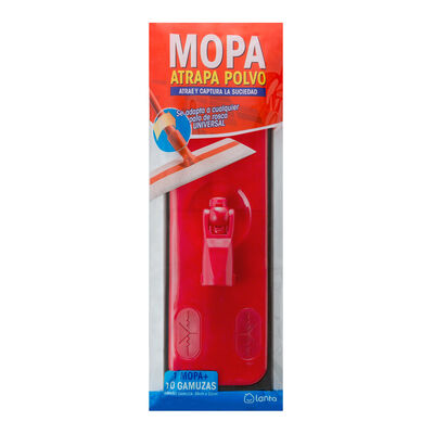 Mopa Lanta atrapapolvo con 10 gamuzas de recambio