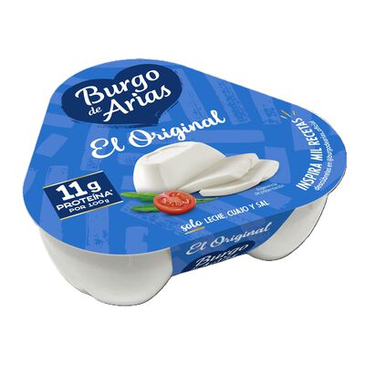 Queso fresco original Burgo De Arias pack 3 uds
