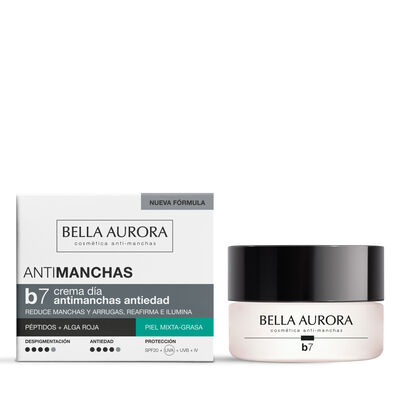 Crema d&iacute;a Bella Aurora anti-manchas para piel mixta grasa 30ml
