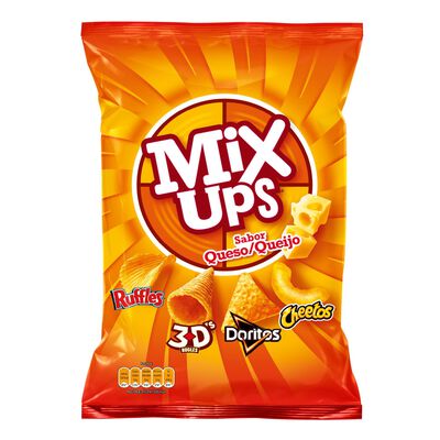 Snack Mix Ups sabor queso 125g