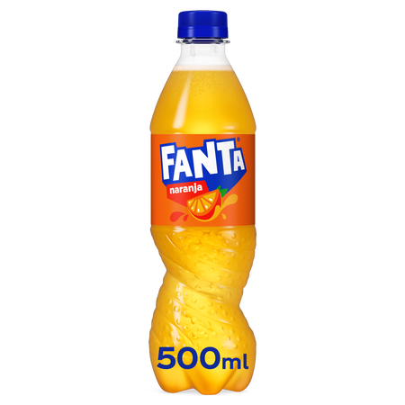 Refresco naranja Fanta botella 50cl