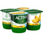 Bífidus probiótico Activia 0% pack 4 piña