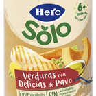 Tarro Hero Solo verduritas delicias de pavo 235g