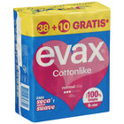Compresas con alas cottonlike Evax 48 unidades normal