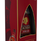 Ron añejo con vaso Cacique 70cl