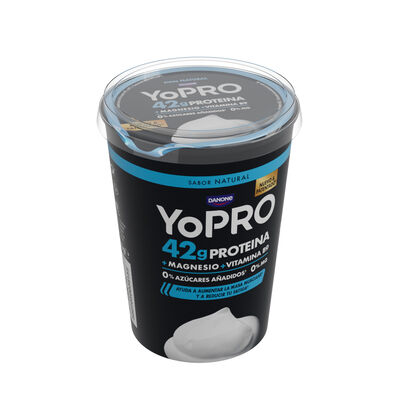 yogur proteico natural con alto contenido en prote&iacute;nas Danone 450g