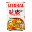 Lenteja riojana Litoral 425g con ingredientes naturales