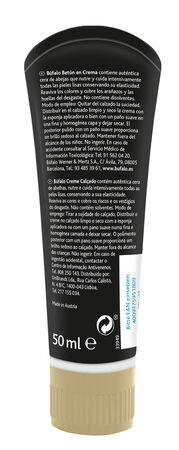 Tubo de betún calzado Búfalo 50 ml negro