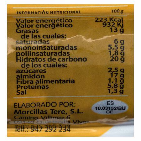 Morcilla de burgos Tere 280g