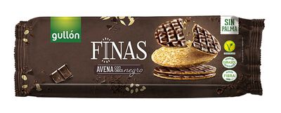 Galleta fina de avena chocolate negro Gullón 150g