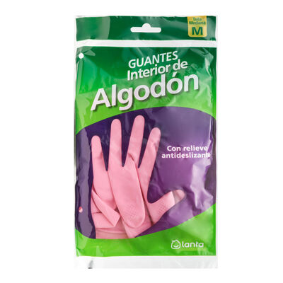 Guantes de algodón interior Lanta talla mediana