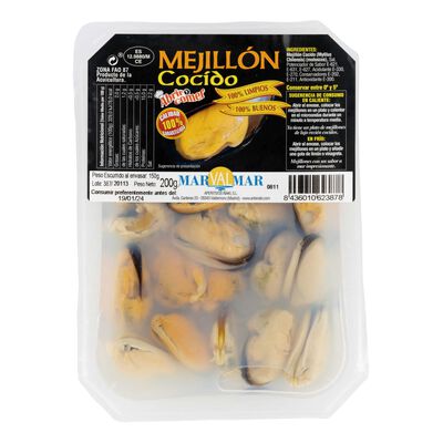 Mejillón cocido Marvalmar 150g