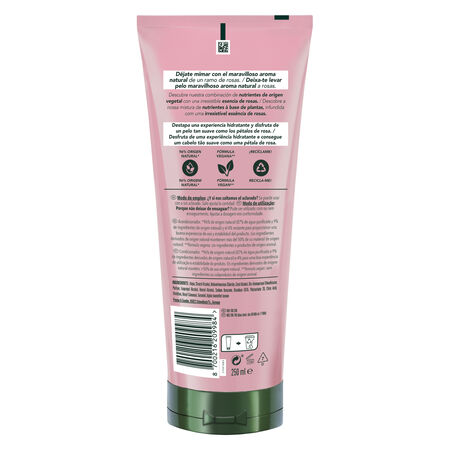 Acondicionador Herbal Essences 250ml suavidad aroma a rosas