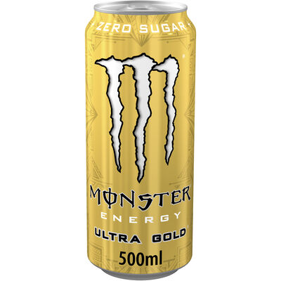 Bebida energética zero Monster 50cl ultra gold 