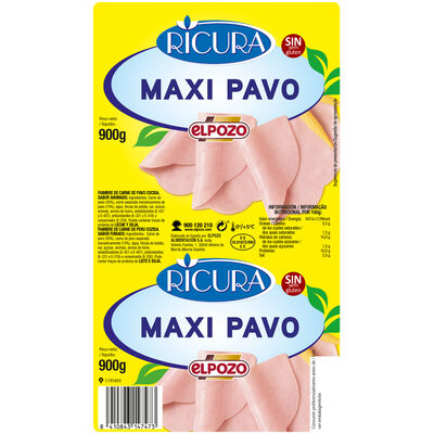Pavo ricura ELPOZO 900gr maxi