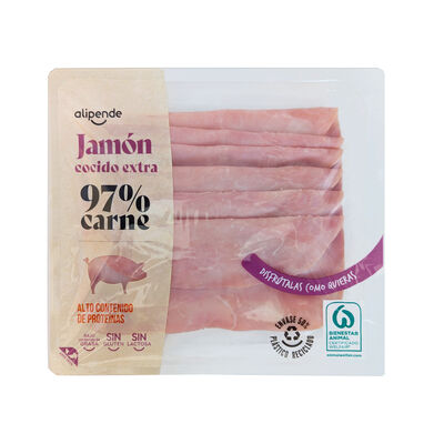 Jam&oacute;n cocido extra Alipende 97% 150gr