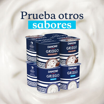 Yogur estilo griego Danone pack 4 natural