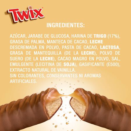 Chocolatina Twix 3u 150g
