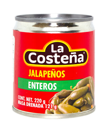 Chiles jalapeños enteros La Costeña 220g