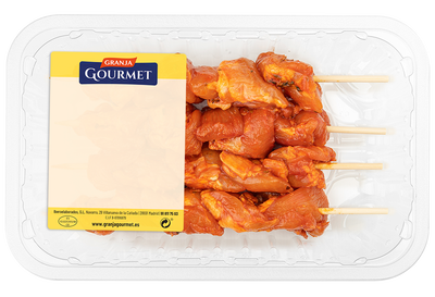 Pincho moruno de pollo marinado Granja Gourmet 320g
