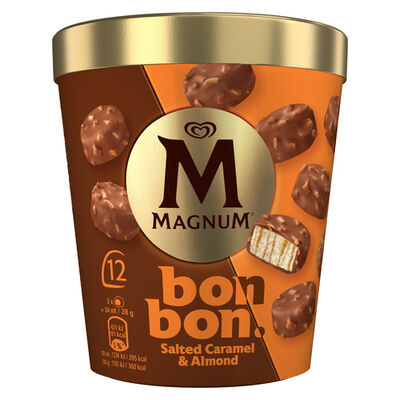 Helado Magnum Bonbon 12U Salt, Caramel &Almond
