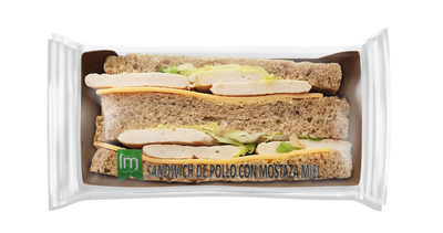 Sandwich gourmet de pollo-miel-mostaza LM 160g