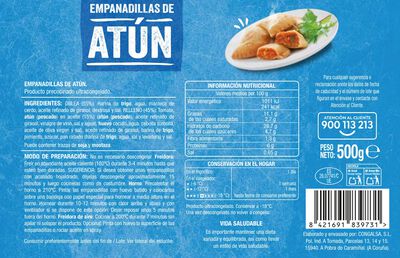 Empanadilla Alipende 500g at&uacute;n