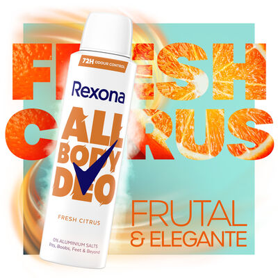 Desodorante spray corporal Rexona 150 ml Fresh Citrus
