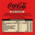 Refresco cola Coca-Cola 2l pack botella 2 zero azúcar zero cafeína