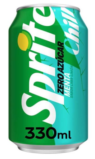 Refresco zero sprite lata de lima limón y menta Sprite 33cl