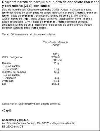 Chocolatina original Huesitos 2 unidades