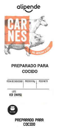 Preparado para cocido Alipende 900g aproximadamente