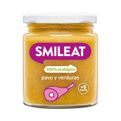 Tarro Smileat pavo con verduras 230g
